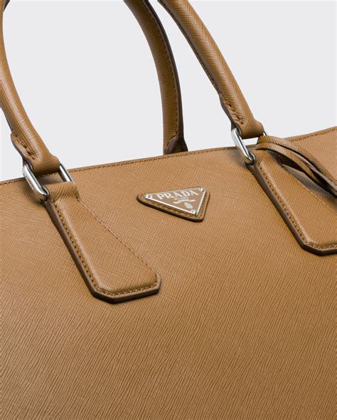 Cinnamon Saffiano Leather Prada Galleria bag 